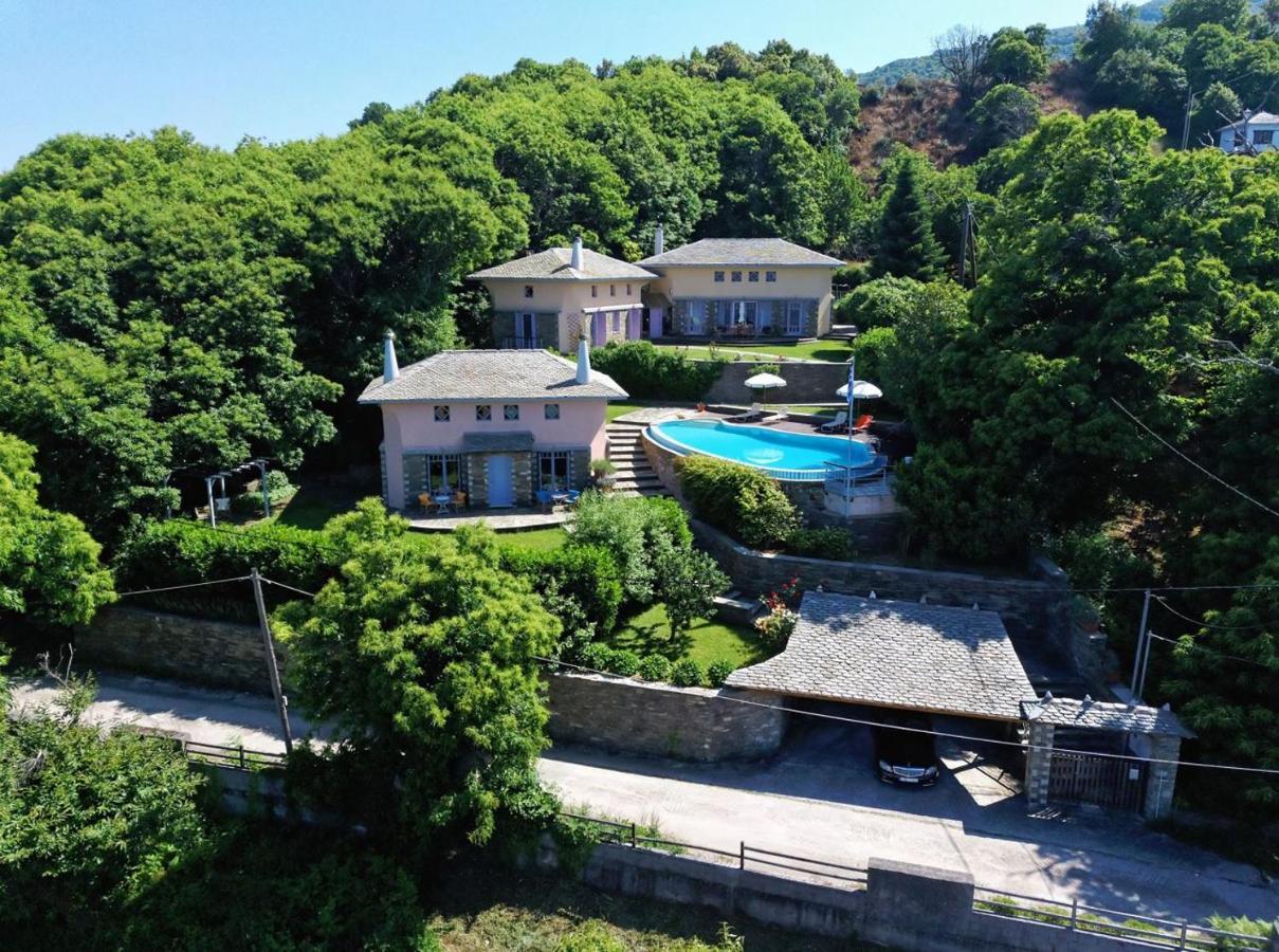 Villa Tsagkarada Country Estate With Pool Exterior foto